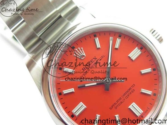 Perpetual 126000 36mm Dial BP SS Bracelet Red on Edition Oyster Best 0217